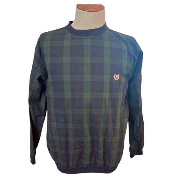 Chaps Ralph Lauren Men’s Vtg Golf Plaid Pullover Windbreaker Sz. S - Picture 2 of 8